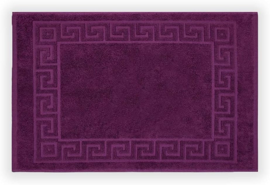 Gailarde Terry Towelling Bath Mat 700g, Aubergine 100 Cotton Towel