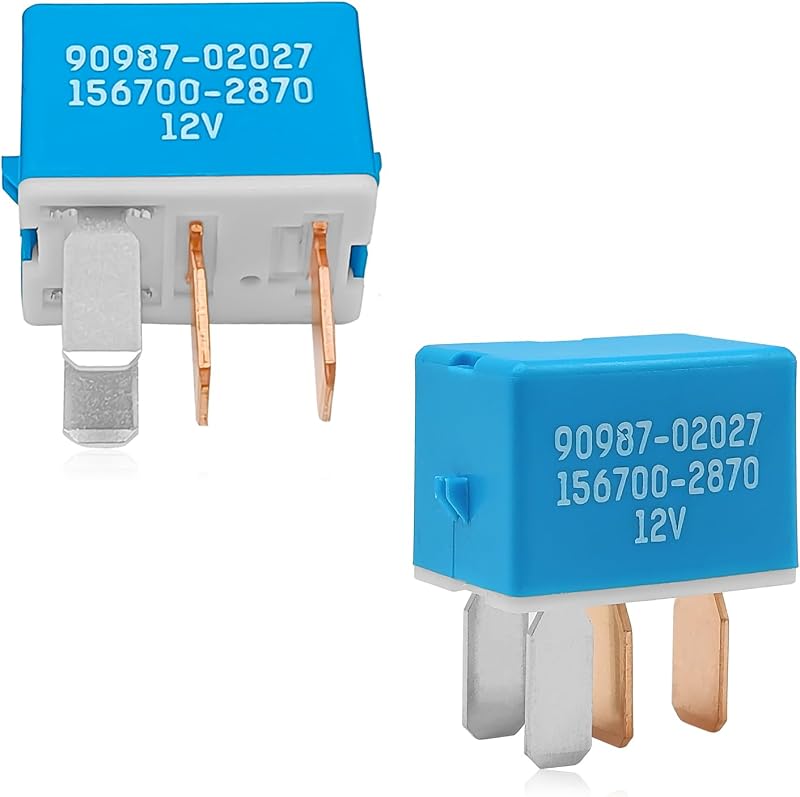 Relé automotivo AC ZOKYUYS de 4 pinos 12 V para Toyota, Lexus e Scion – Kit com 2 unidades