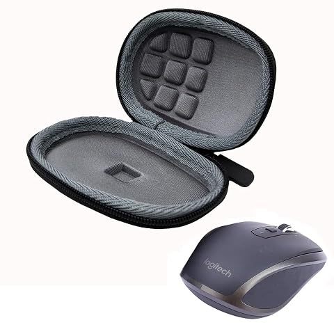 MotuTech przenośne etui do Logitech MX Anywhere 3 / 2S / 2/1 Mysz bezprzewodowa twarda obudowa z paskiem chroniącym przed zarysowaniami i kolizją