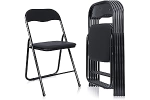 Kathfly Padded Folding Chairs 6 Pack