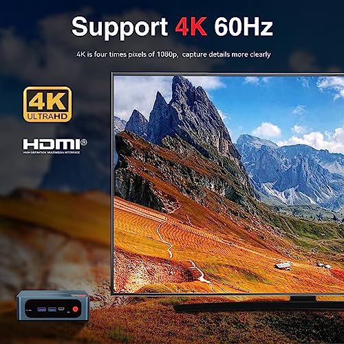 TRIGKEY AMD Mini PC Ryzen 5 5500U Mit 11 Pro OS, 16G DDR4 1TB M.2 NVME SSD Mini Computer, Dual HDMI 4K@60Hz AMD Radeon RX Vega 7, WiFi 6, Mini Gaming PC – Bild 8