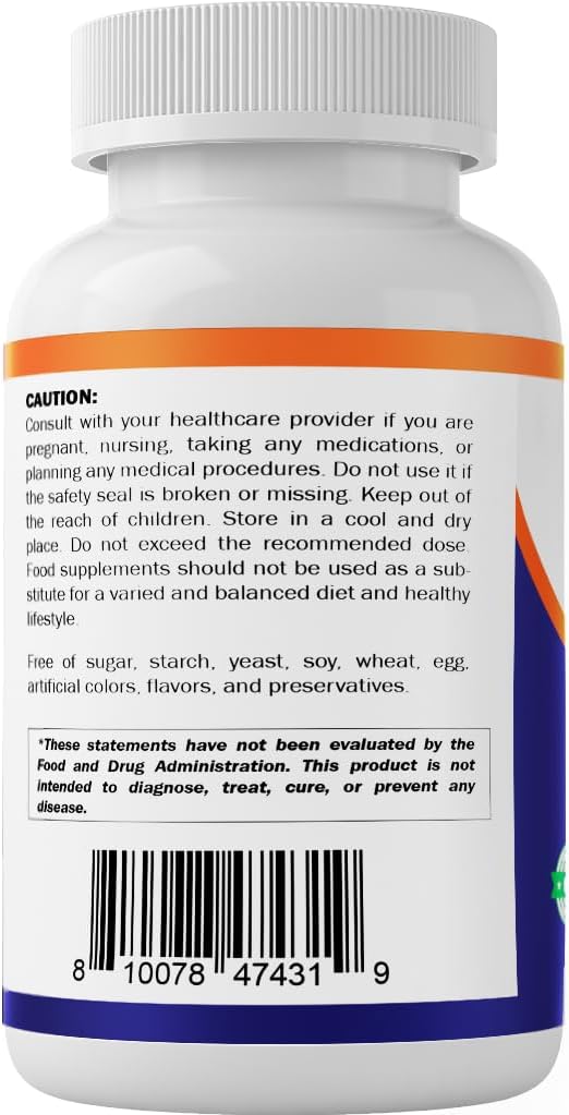 Vitamatic MSM 2000 mg with Vitamin C 75mg per Serving - 180 Veg Capsules - Vitamin C Aid in Better absopriton of MSM (Methylsulfonylmethane) - Non-GMO & Gluten Free - Image 9