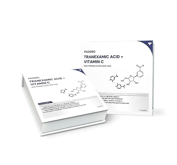 Tranexamic Acid Serum, Gold Vitamin C, Dark Spots, Pigmentation serum, Improves the Appearance, Anti-Aging Serum, Suitable for All Skin Types, Skincare, Repairs and Comforts, Reduces Wrinkles 2PC
