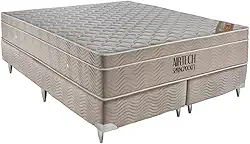 Cama Box Super King Ortobom Airtech Spring Pocket Super 193x203x30cm Ortobom Bege