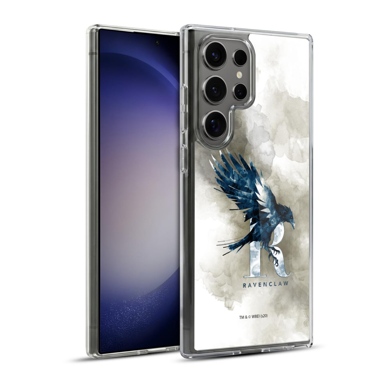 Head Case Designs Licenza Ufficiale Harry Potter Ravenclaw Deathly Hallows XVI Custodia in Gel [Protezione di Grado Militare] Compatibile con Samsung Galaxy S23 Ultra 5G E Compatibile con MagSafe