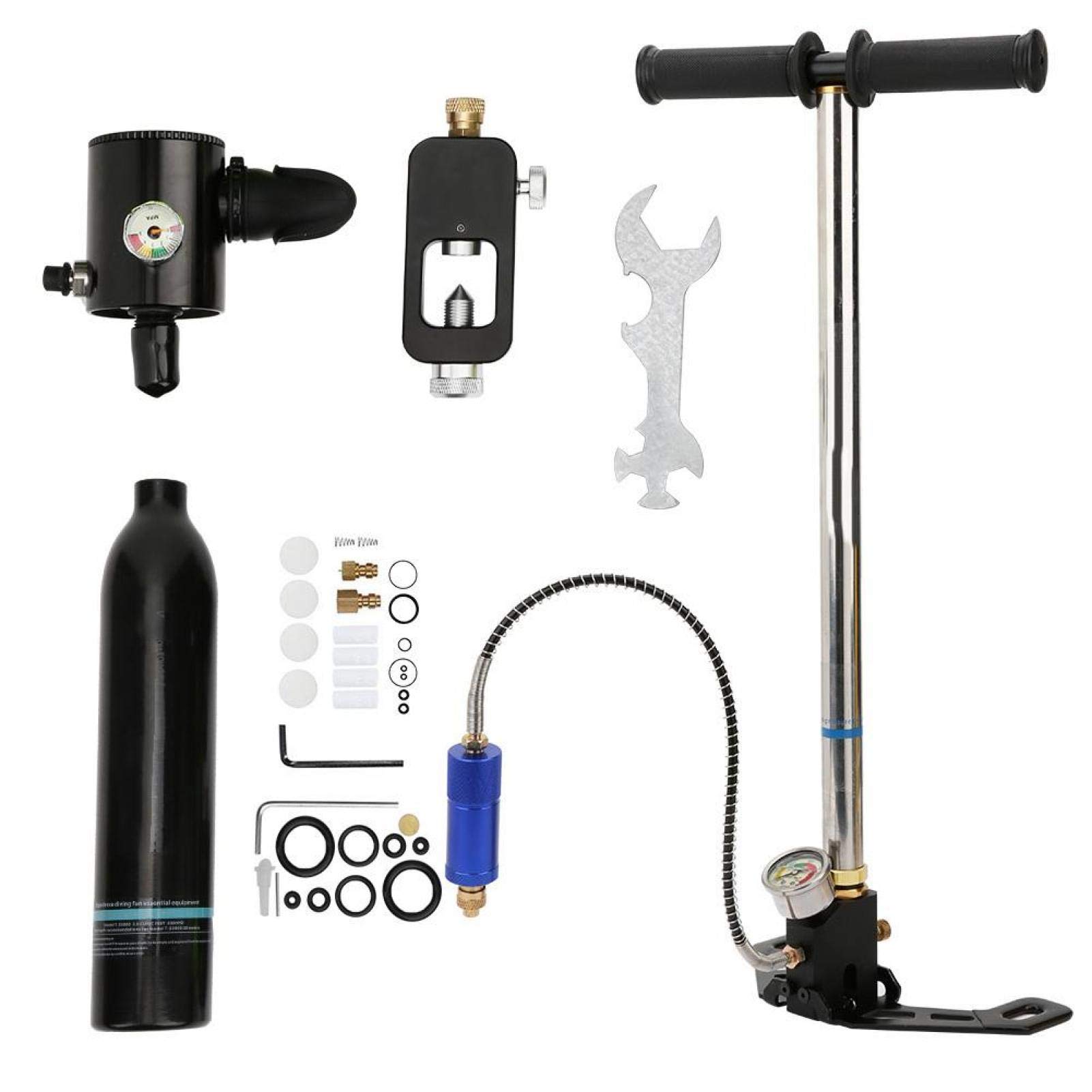 Buy Oxygen Cylinder Kit 0.5L Underwater Respirator Scuba Tanks Portable Scuba Diving