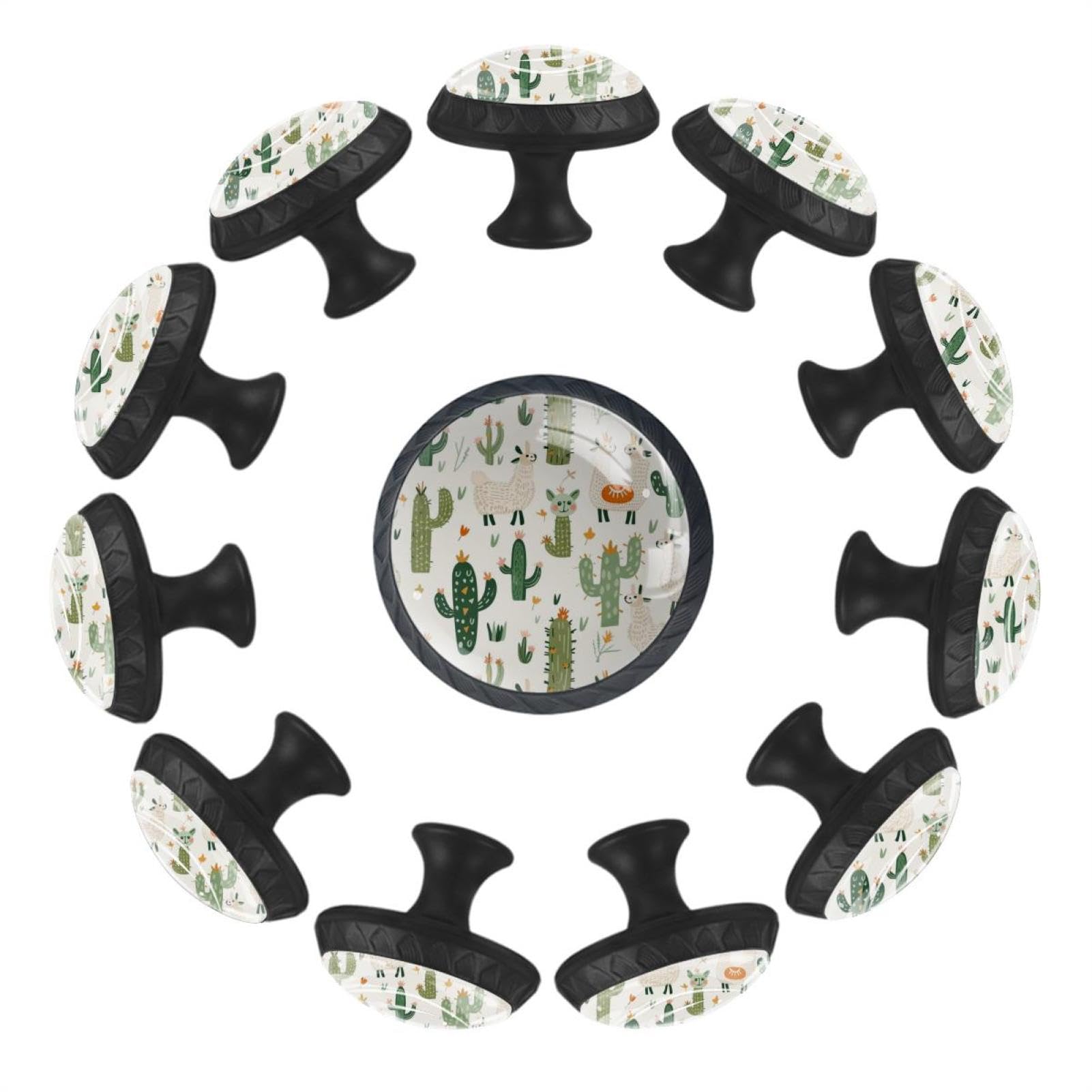 Boutons de tiroir en verre transparent ergonomiques pour meuble de rangement