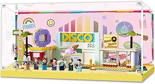 PIPART Acrylic Display Case for Lego 21339 BTS Dynamite, Dustproof Clear Display Box (Display Case ONLY,Lego Model NOT Included)