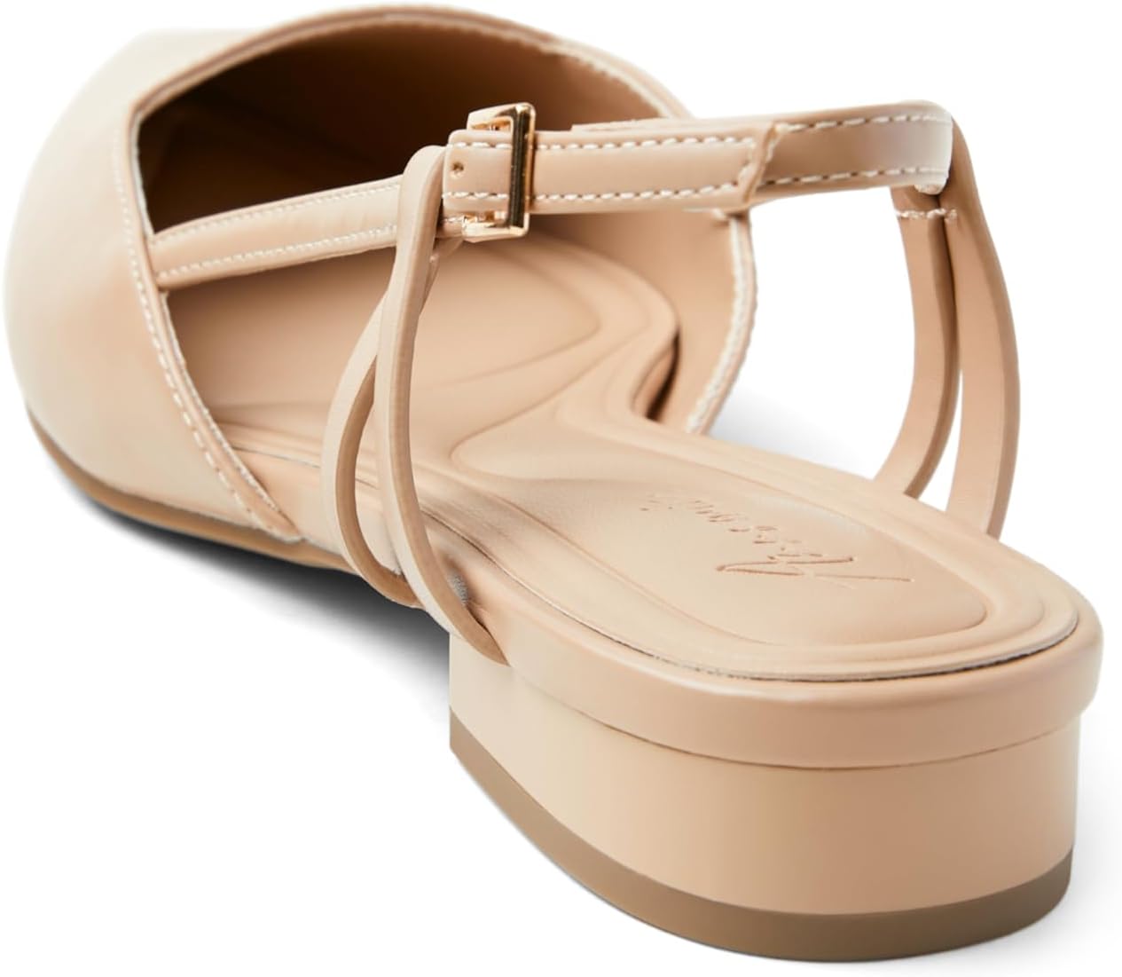 Arromic Slingback Flats for Women Pointed Toe Women's Flats Square Topline Slip On for Fashion Dressy Date Comfort Office Work - Image 5