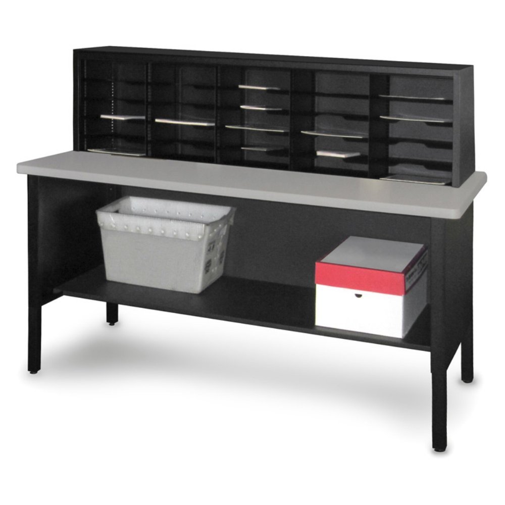 MAILROOM UTIL0026 Mailroom Organizer,25 Adj. Slot Mailroom Stations