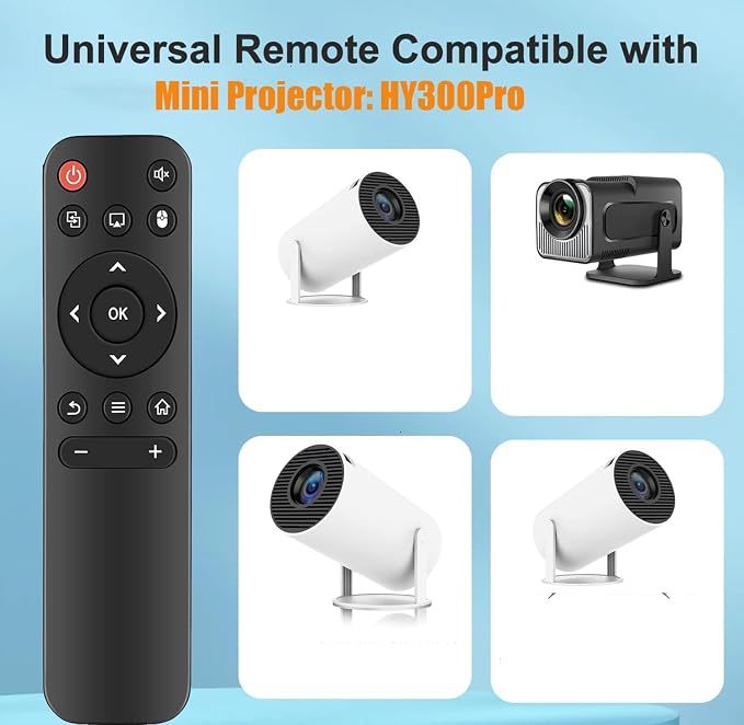 Control remoto reemplazo para mini proyector pack 2 miniatura 2