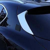 Vista 3 de YIWANG ABS cromo plata para Alfa Romeo Stelvio 2017-2020 puerta trasera exterior puerta trasera panel decorativo Trim Auto Accesorios