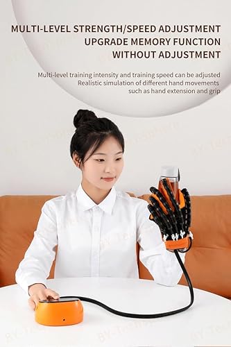 Miniatura 6 de Guantes robóticos de rehabilitación de terapia de calor para accidente cerebrovascular, hemiplejia, recuperación de manos, guante de robot calentado
