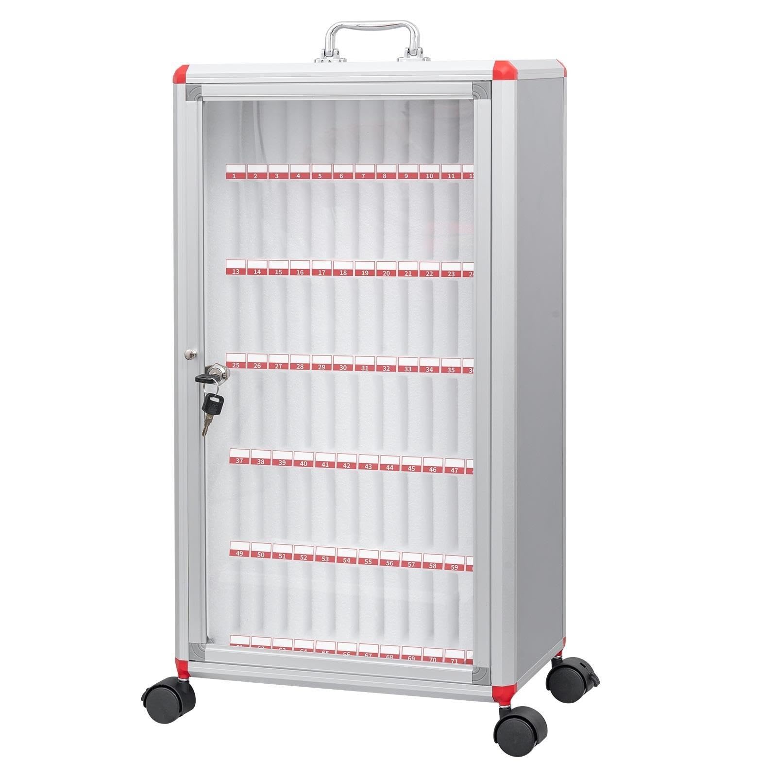 Armoire De Rangement Portative pour Téléphone Portable avec Roues
