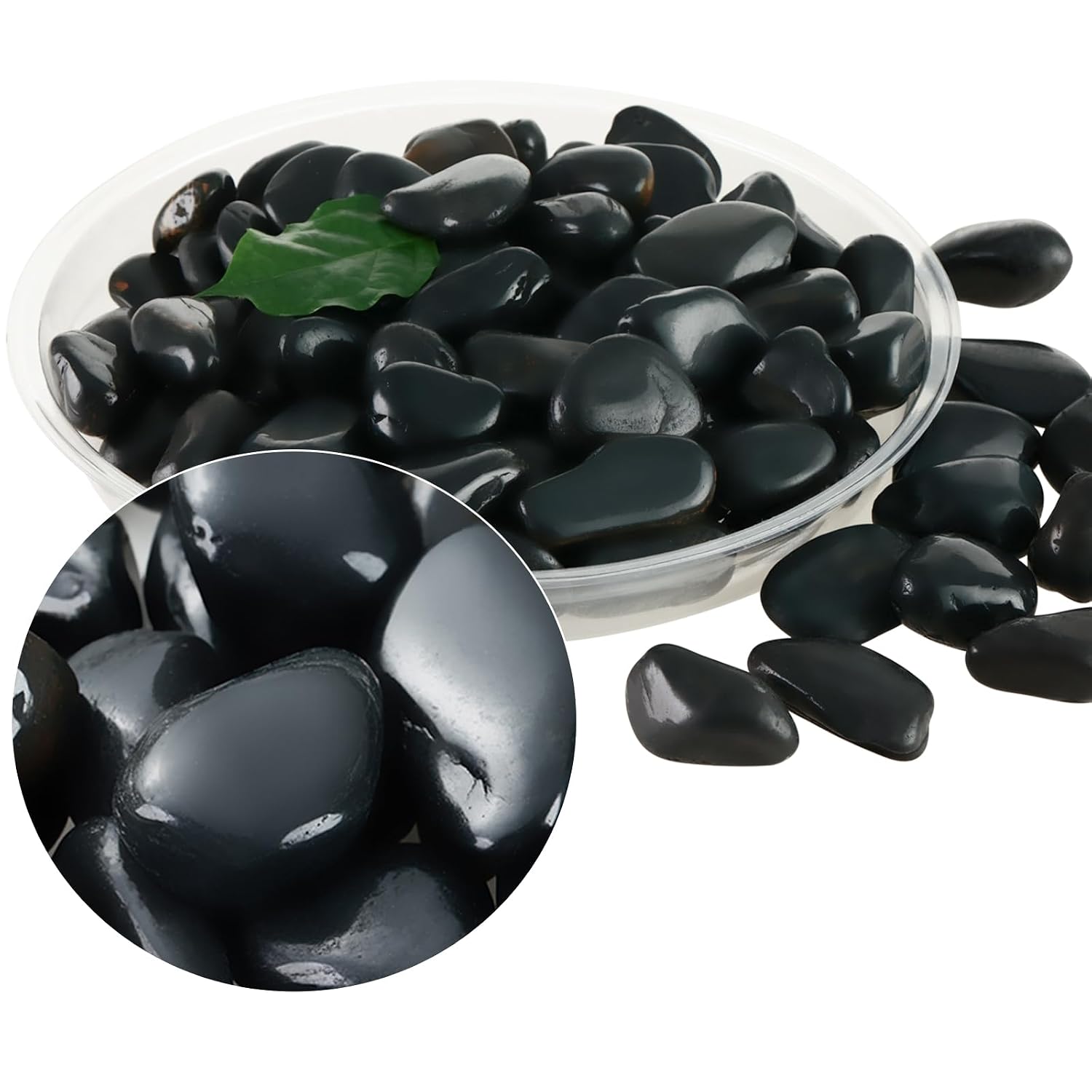 Gexmile Guijarros Blancos Naturales 20-40mm (1000g) | Piedras De Río Decorativas Para Macetas, Jardín, Acuarios O Floreros | Grava Elegante