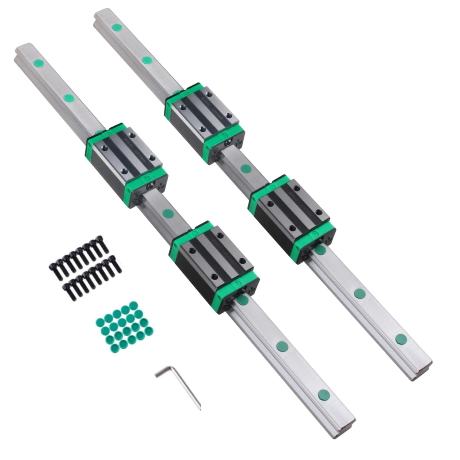Linear Rail 2PCS HGR20 900mm Linear Guide Rail HGH20CA HGH20 Linear Slide Rail + 4PCS HGH20CA Carriage Slider Block CNC Kit for DIY CNC Routers Lathes Mills — Amazon image 12