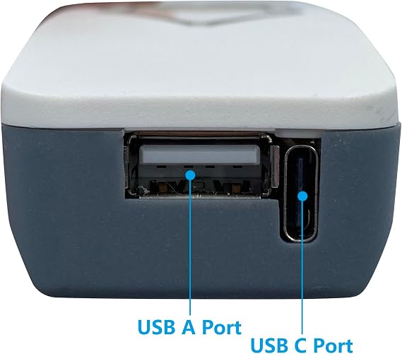 2 Button 5 Pin Remote with USB A C Ports and Backlight for Power Recliner | Universal Up and Down Controller Handset Hand Control for Lift Chair Electric Sofa Parts Replacement
