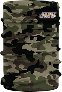JMU James Madison Dukes Green Neck Gaiter Camo print Vive La Fete