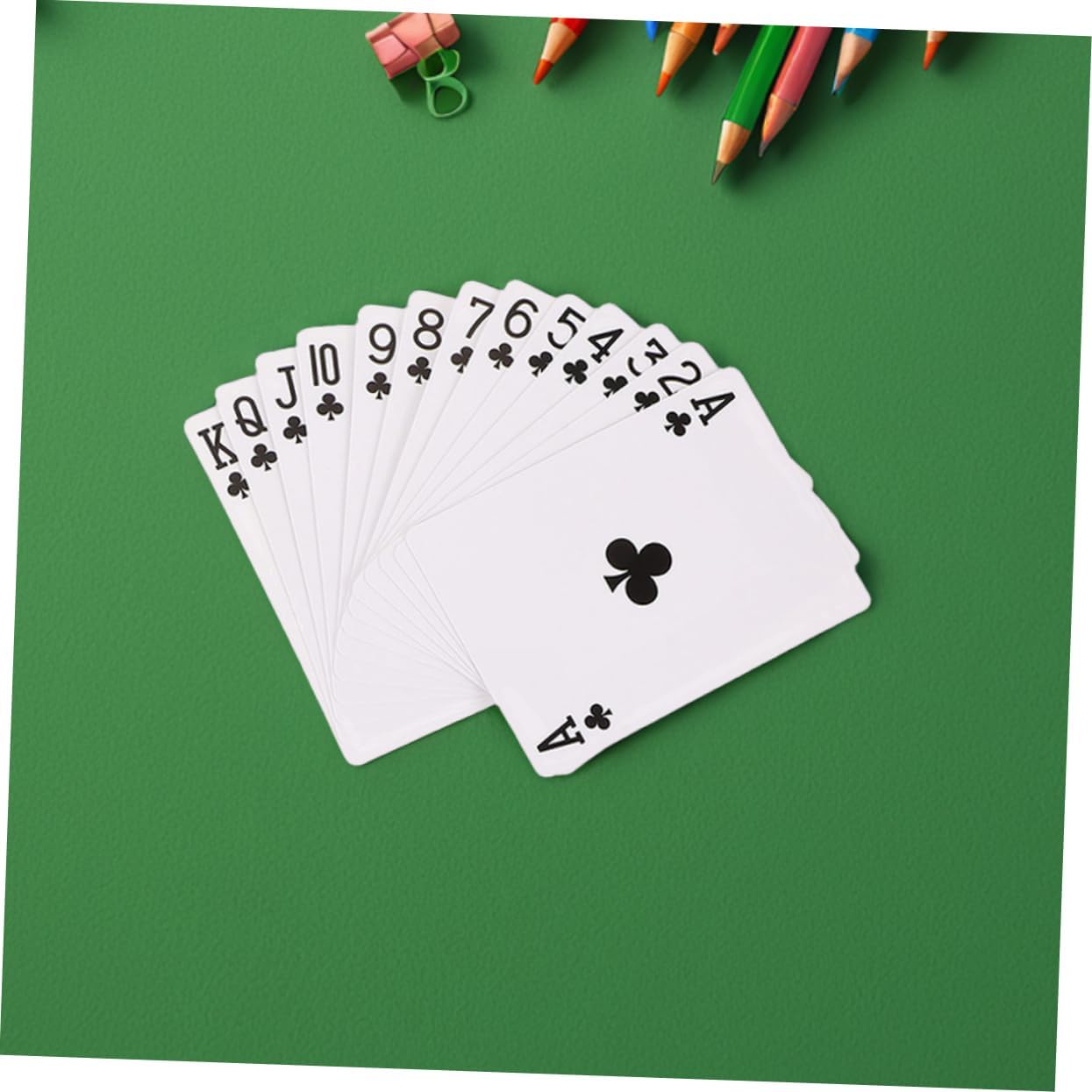 2sets Unfinished Paper Poker Cards DIY Memory Cards Heat Transfer Playing Deck Bulk Blank