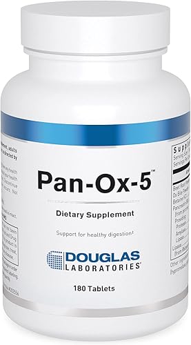 Miniatura 1 de Douglas Laboratories Pan-Ox-5  Enzimas digestivas para el estómago y el tracto intestinal  180 tabletas