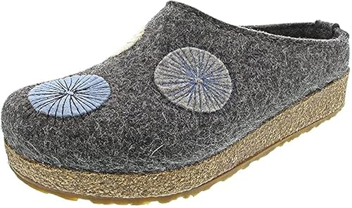 Haflinger Radius Clog - Grey, 38 #TOP23