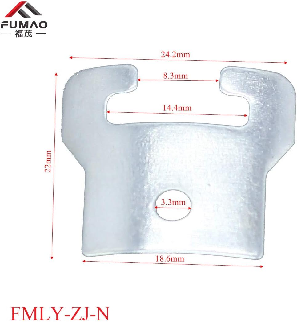 .87"(22mm) Ceiling Light Mounting Bracket with LED Spring Clip Fastener 50Pcs