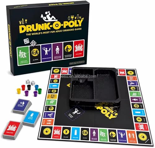Drunk-O-Poly Adult Drinking Board Game