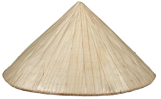 Foto 6 de 7 de P'tit Clown 34700 - Sombrero de paja vietnamita para adultos, color beige