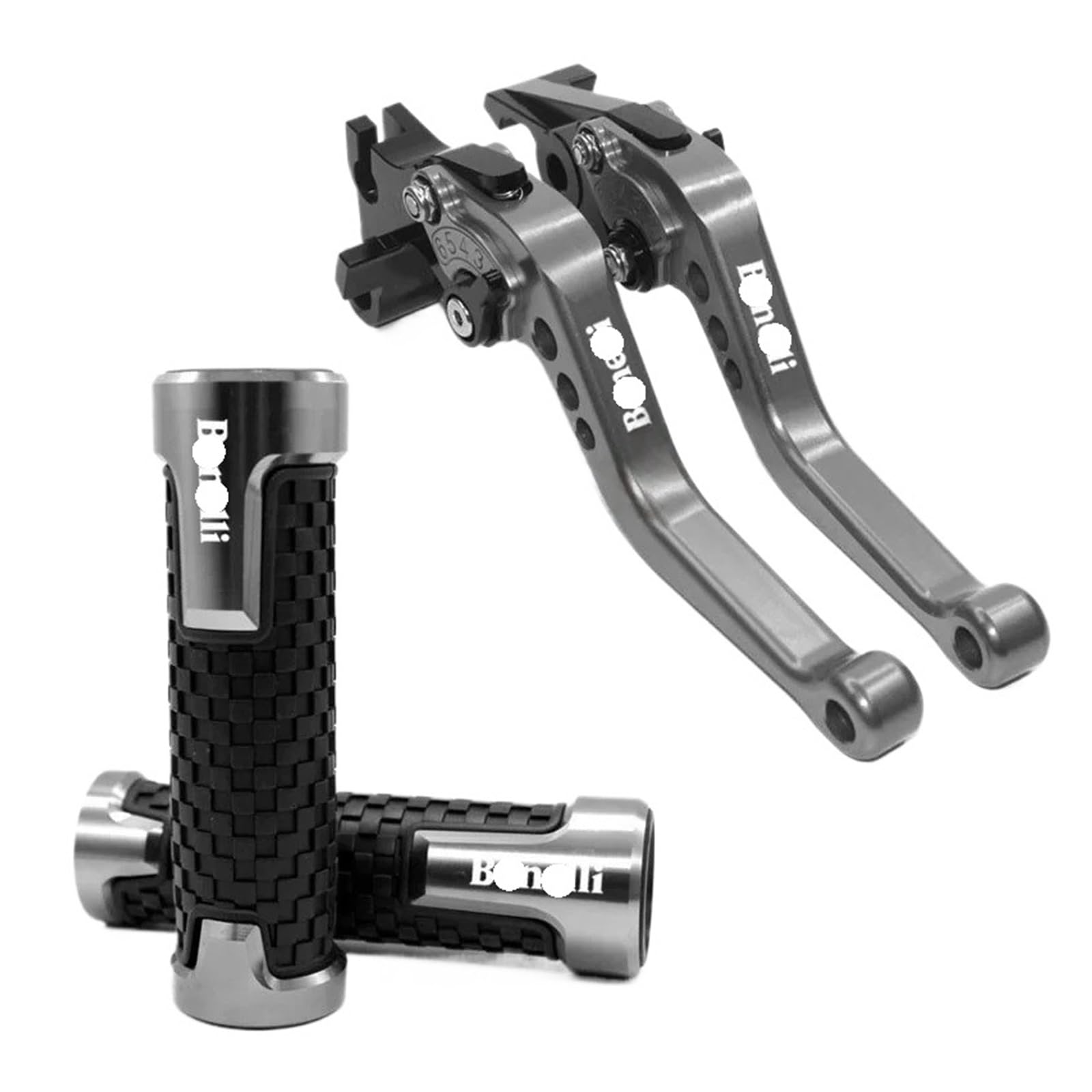 YWQJIOPM Motorcycle Brake Clutch Lever Motorcycle Adjustable Clutch Brake Levers Handlebar Hand Grip Clutch Lever for TNT 125 135 TNT125 TNT135 2016-2017