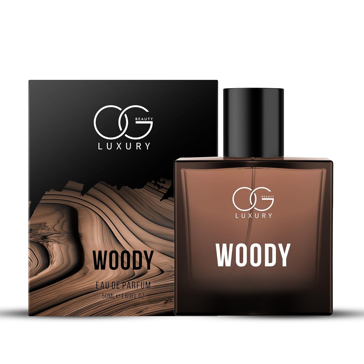 O.G BE.AUTY Luxury Woody Essence Eau de Parfum 50 ml – A Refined, Earthy Fragrance with Rich Woods and Subtle Spice, Ideal for a Lasting Impression | for Men.