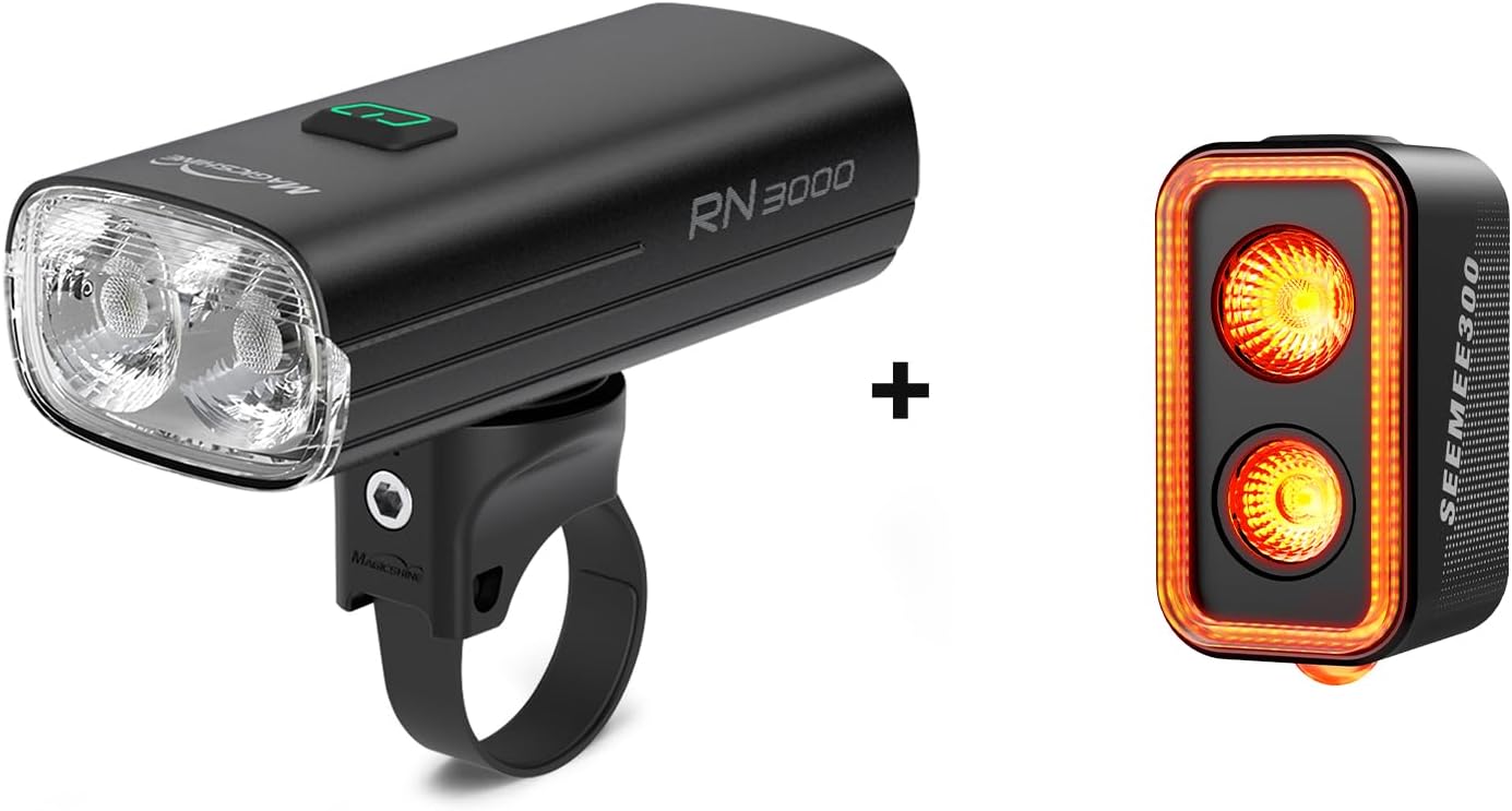 Magicshine RN3000 Bike Front Lights & SEEMEE 300 Bike