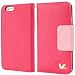 iPhone 6 plus case,(5.5)By HiLDA,Wallet Case,PU Leather Case,Credit Card Holder,Flip Cover Skin[Rose]