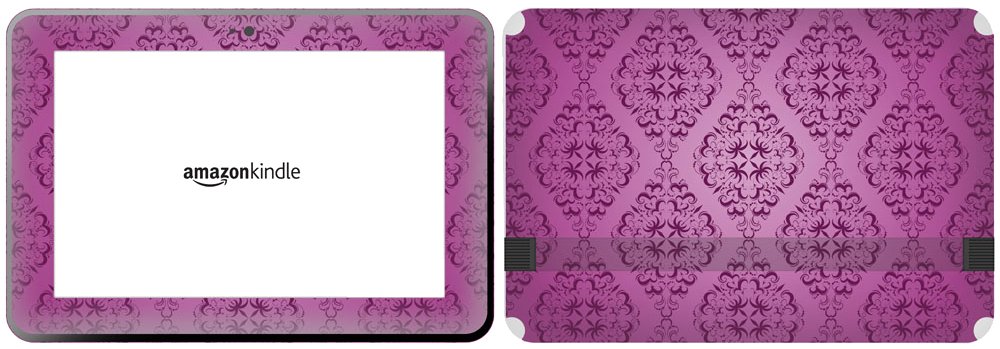 Get it Stick itSkinTabAmaFireHD89_79 Purple Colour Diamond Shaped Pattern Skin for 8.9-Inch Amazon Kindle Fire HD