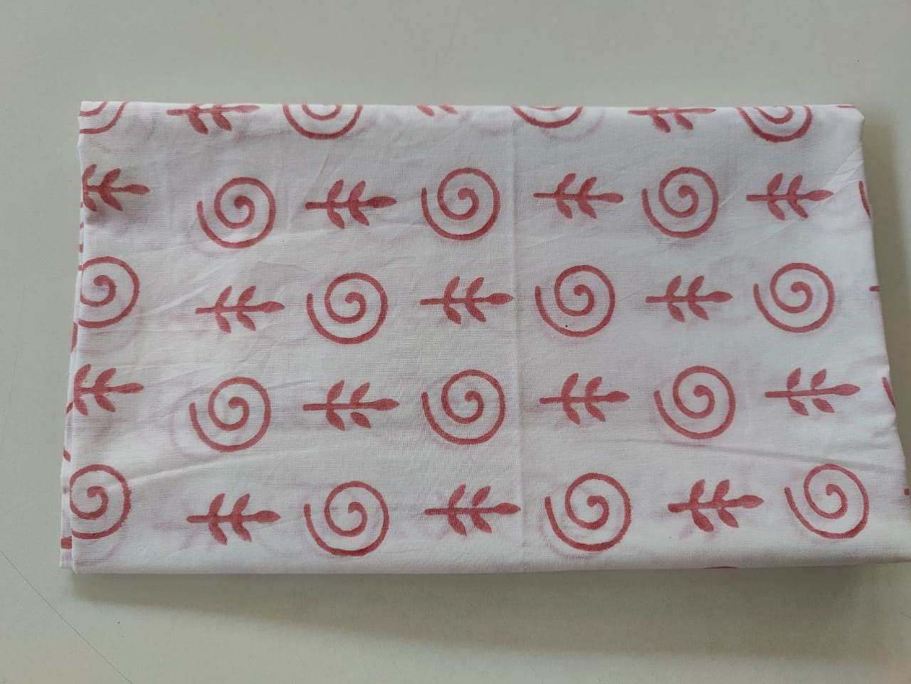 Kalap Floral Printed Cotton Cloth Materiel Indian Cotton Hand Block Print Fabric Running Jaipuri Hand Block Printed Women Dress Material Kurtis Natural 44" Inches Width 2.5 Meter