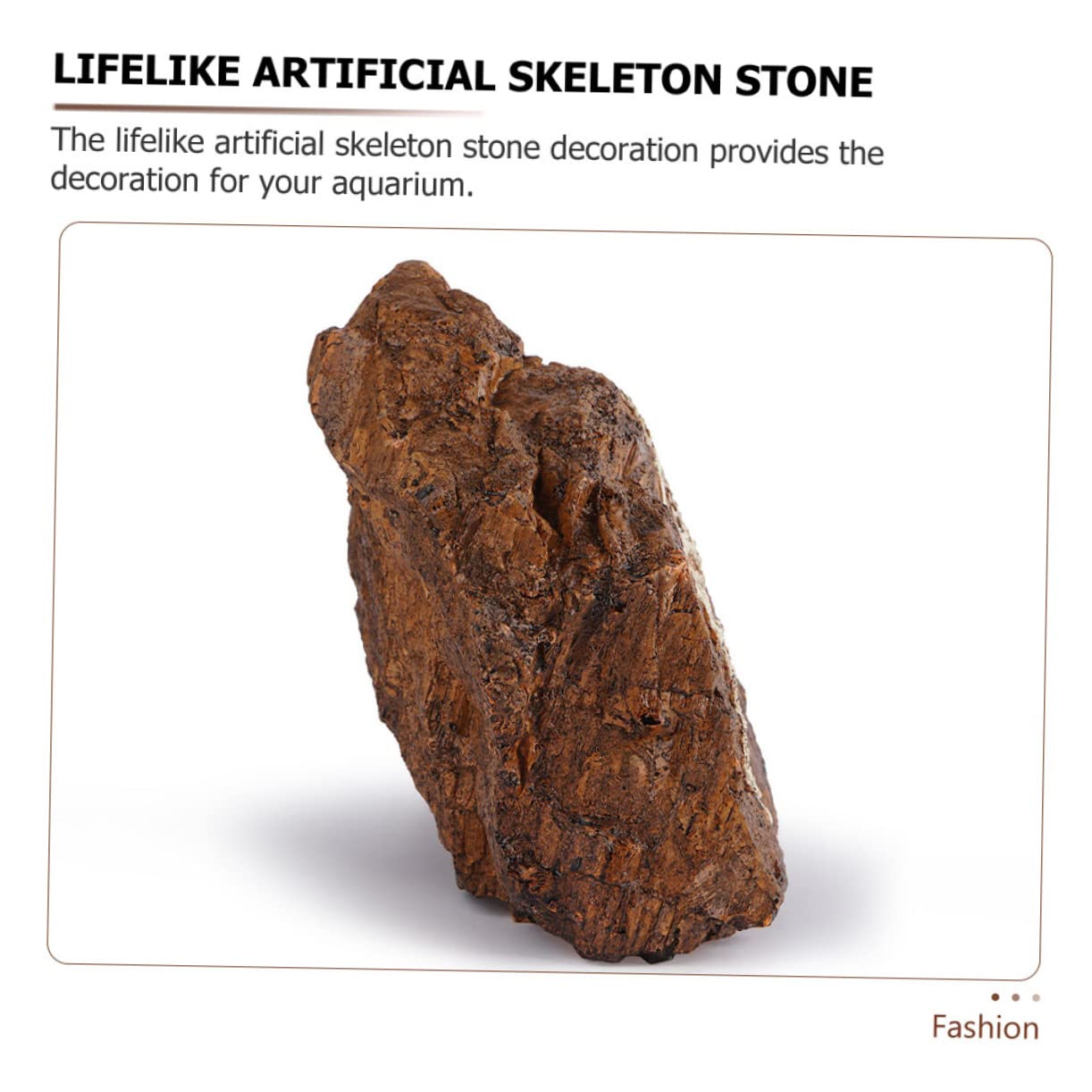 Hohopeti 1pièce Décoration Aquarium Crâne Résine Ornement Lifelike pour Poisson Et Plantes Aquatiques Statue De Pierre Naturelle pour Aménagement Paysager De Réservoirs Aquatiques