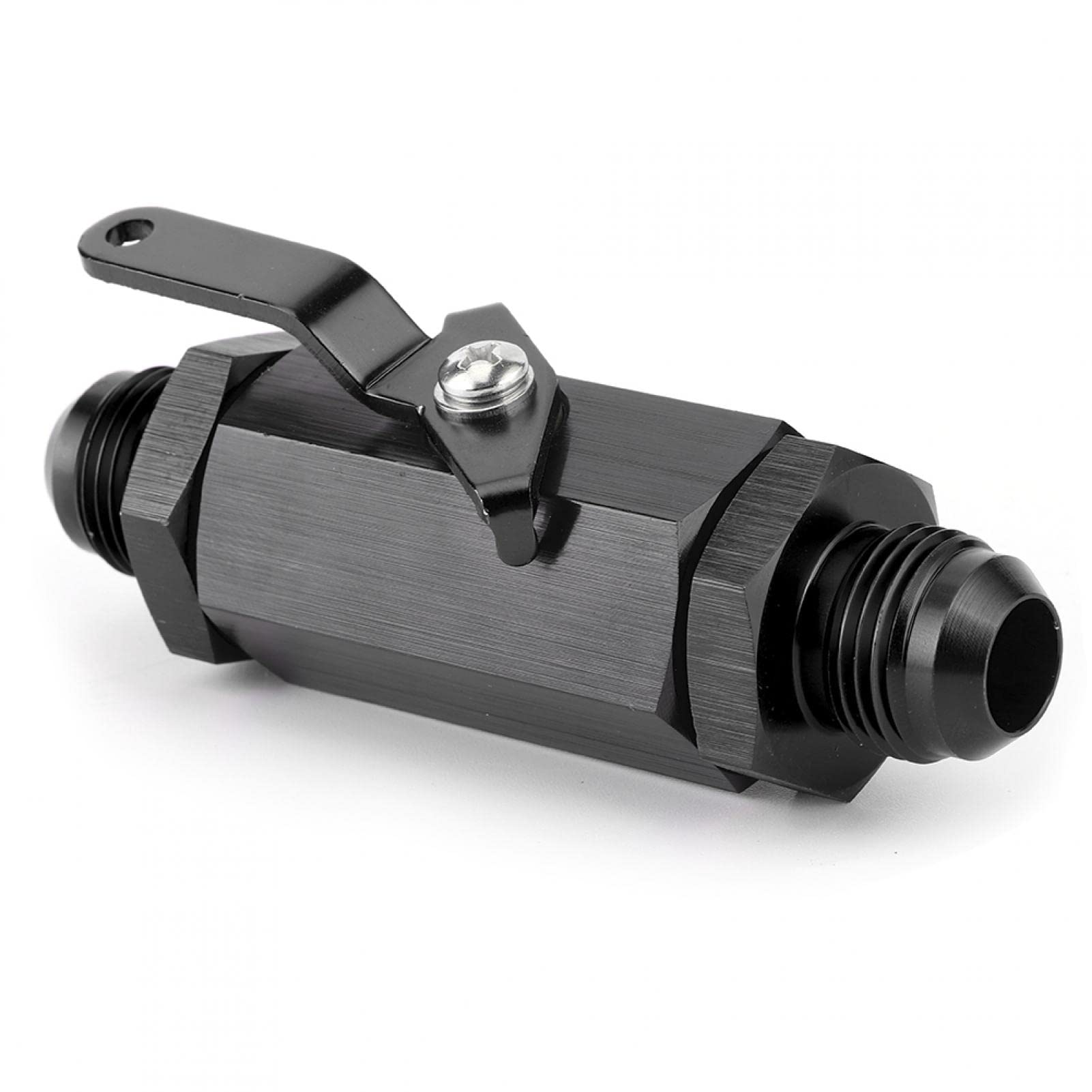 Valvola di ritegno aria carburante Y974-10AN lega alluminio AN10 Nero