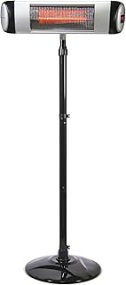 GreenTech Environmental Pureheat Aluminum Outdoor 3-in-1 Space Heater and Air Purifier with Digital Display and Remote Control