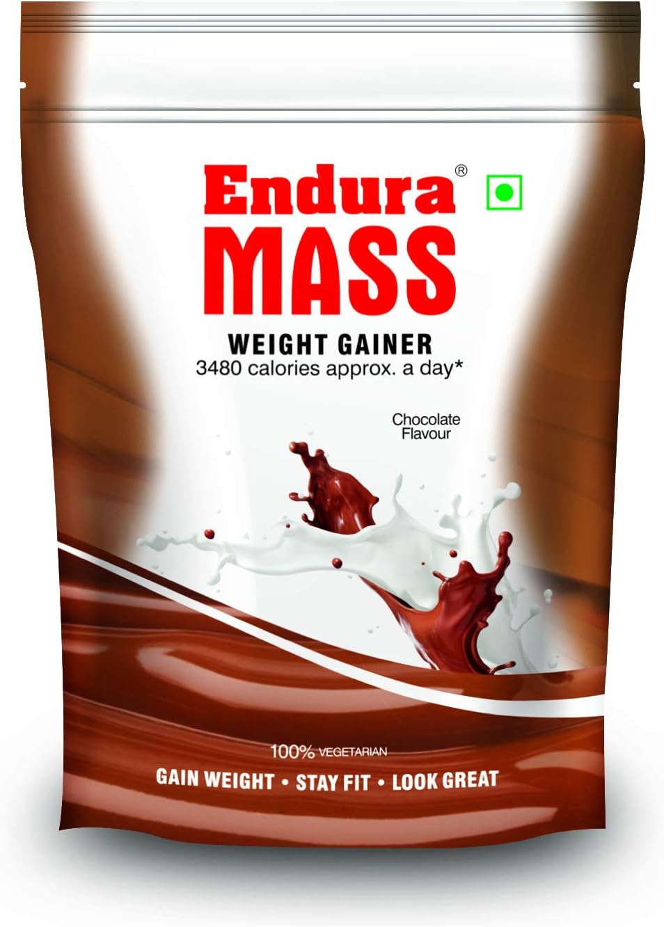 Endura Mass Weight Gainer, Brown, Chocolate, Pack of 400 g powder