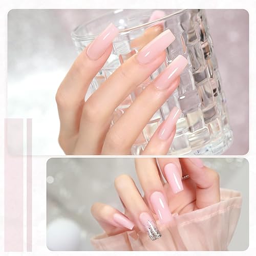 Miniatura 21 de GAOY Polygel, gel de extensión de uñas de 2.12 oz, gel constructor blanco para mejorar las uñas para principiantes y profesionales de arte de uñas