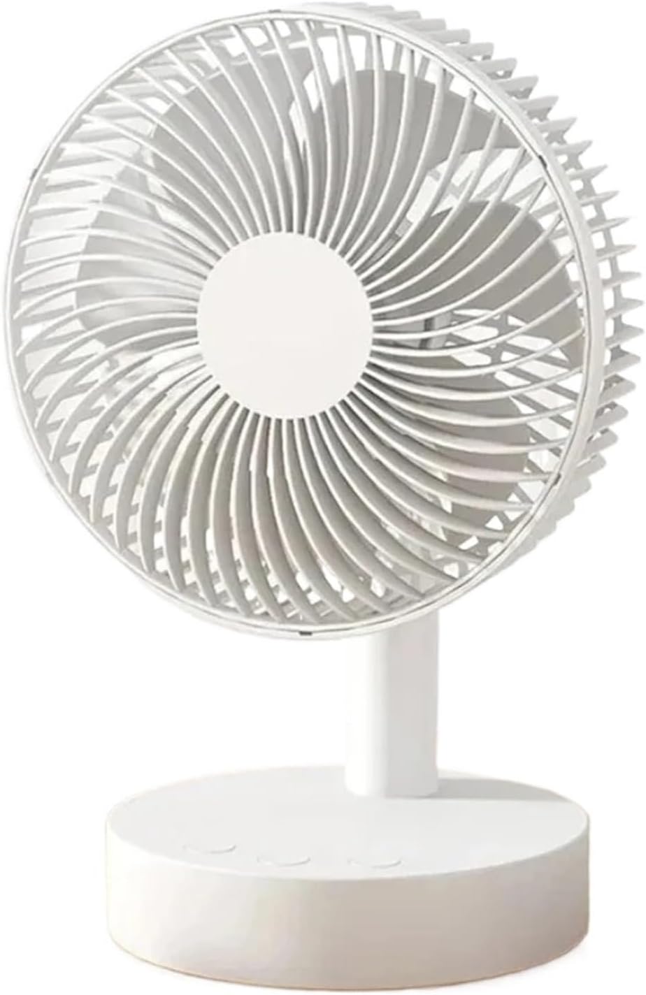 Fan Small White Desktop Timer Mute With Four-speed Adjustable Portable Models Detachable Desk fan