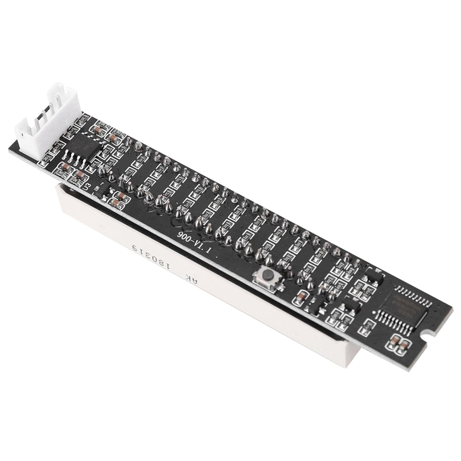 Dual 12 Level Stereo Audio Indicator, VU Meter with Adjustable Response 7 Display Modes for DIY Audio Amplifier Rack Mount Home Studio Signal Monitoring