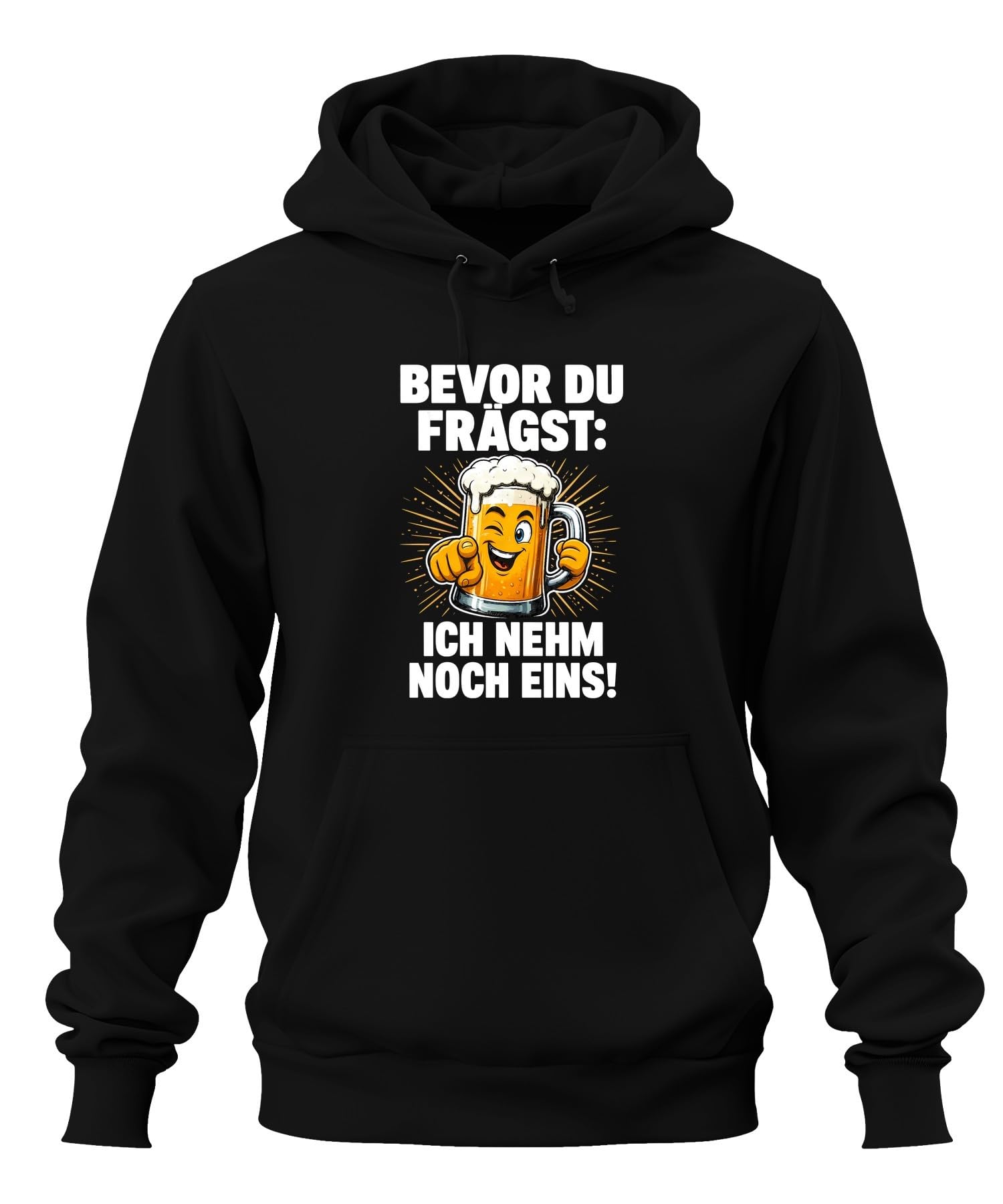 Bevor du fräst Ich nehm Statement Hoodie