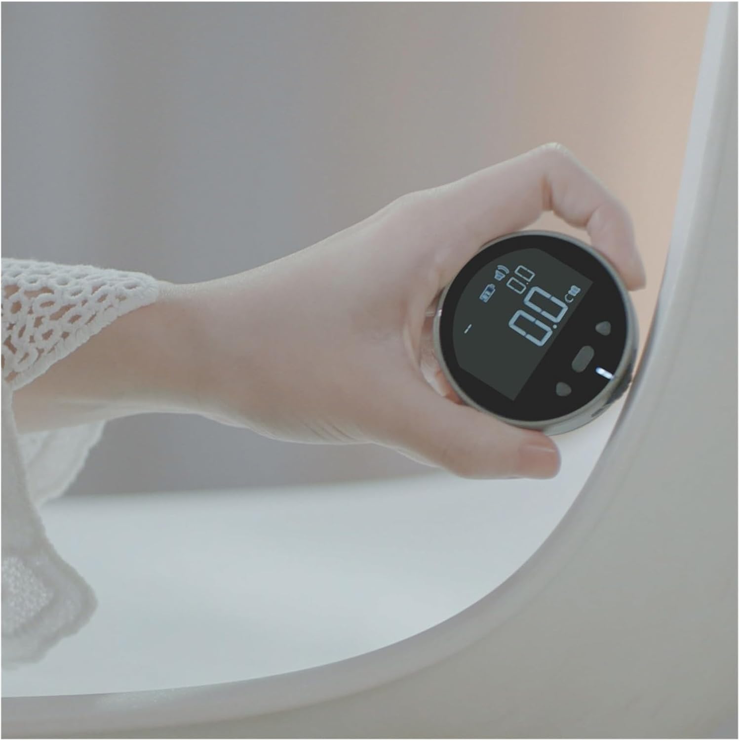 Soil Meters, Portable Intelligent Measuring Instrument with HD Large Screen, Multi-Function Surface Measuring, Mini Ultra-Long Distance Electronic Ruler for Factory Use