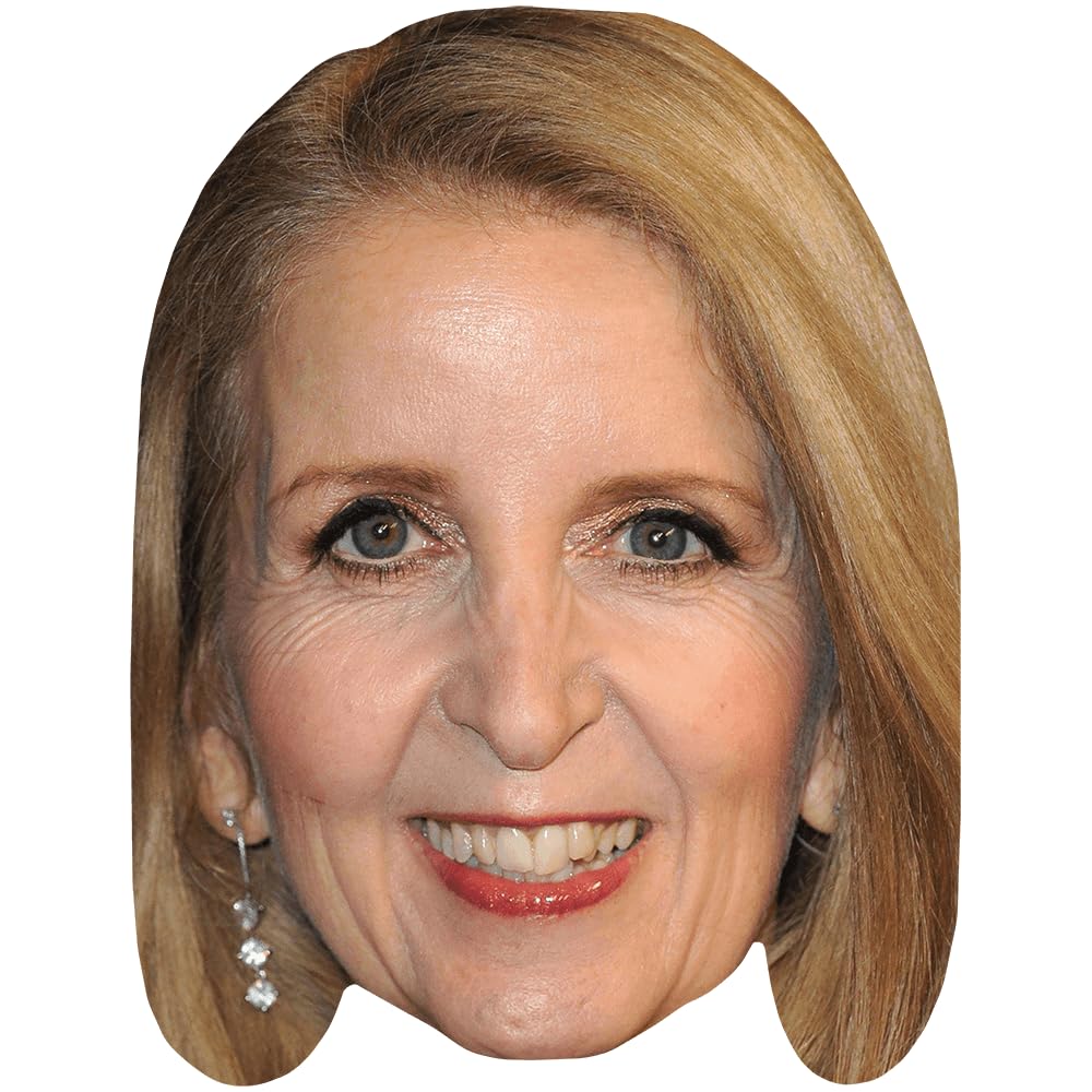 Gillian McKeith (Lipstick) Celebrity Mask, Flat Card Face, Fancy Dress Mask