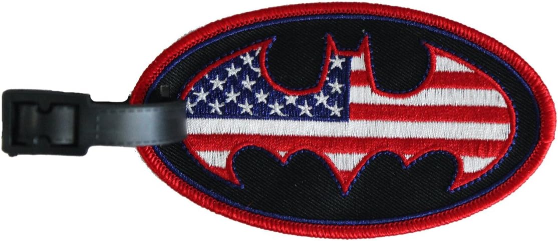 C&D Visionary Luggage Tag Dc Comics Batman US Logo Novelty
