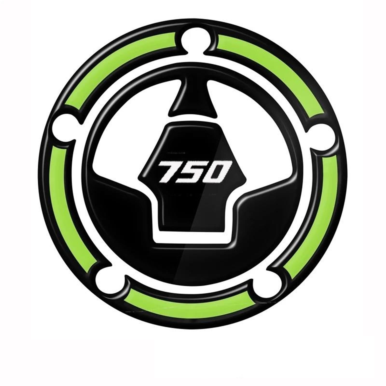 Dtsgcx Color3 Motorcycle Accessories Tank Pad Gas Cap Sticker Decal Cover For Kawasaki For Z750 For Z 750(Color3)