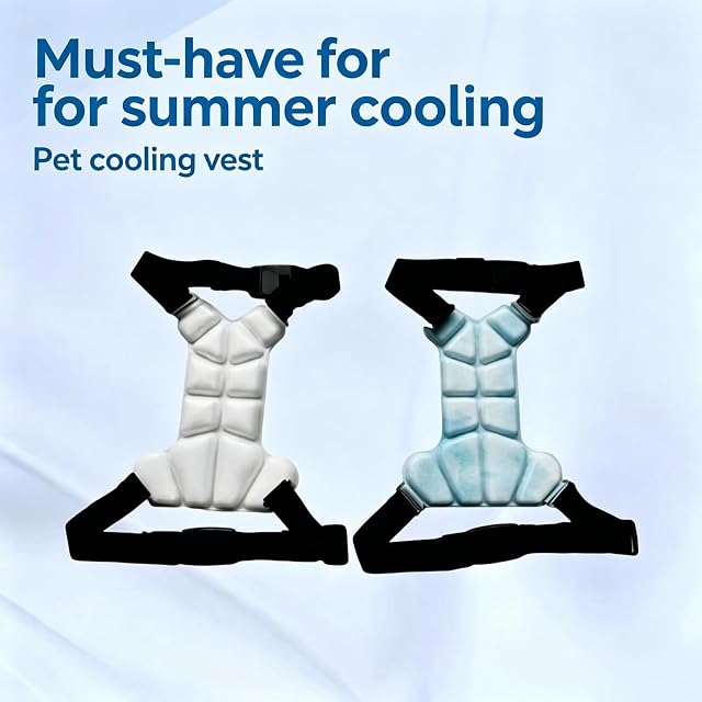 Foto 7 de 8 de Oxxggkao Chaleco de refrigeración para perros con tecnología Pcm, ropa para primavera, clima cálido