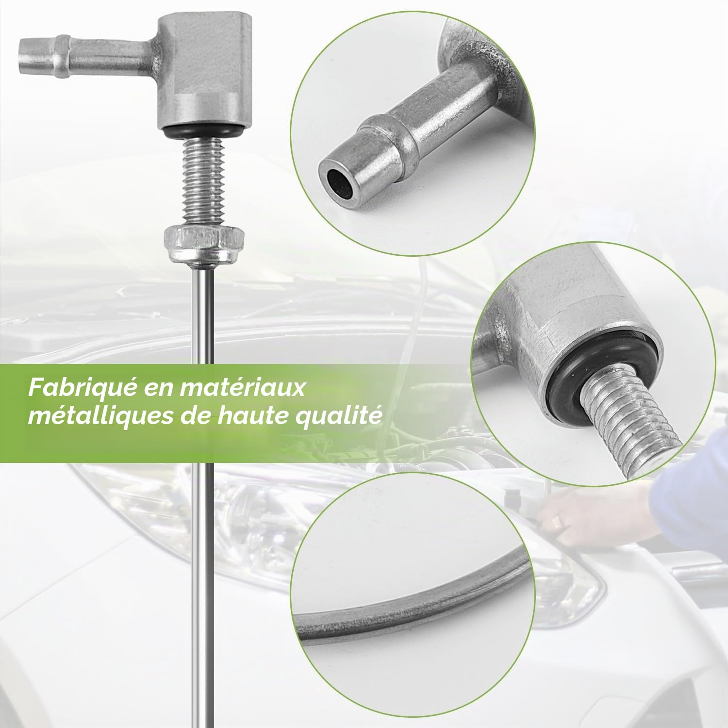 18 Pièces Filtre Carburant Ensemble, Filtration à Haute Efficacité, Durable, Filtrer les Impuretés, Acier Inoxydable, avec Tuyau de Carburant, pour Eberspacher/Webasto de Chauffages