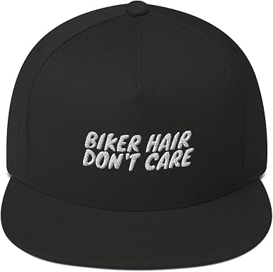 Hat | Motorcycle Hat - Flat Bill Cap 