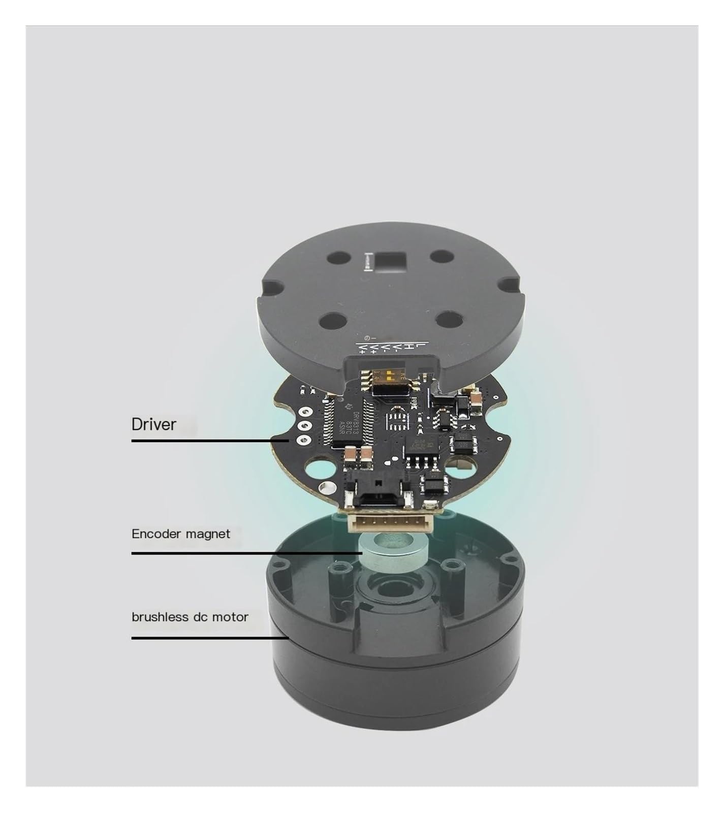 DF70v2 DC bürstenloser Servomotor-Treiber Steuerung mit RS485(18bit-CAN)